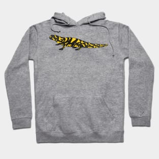 Tiger salamander cartoon illustration Hoodie